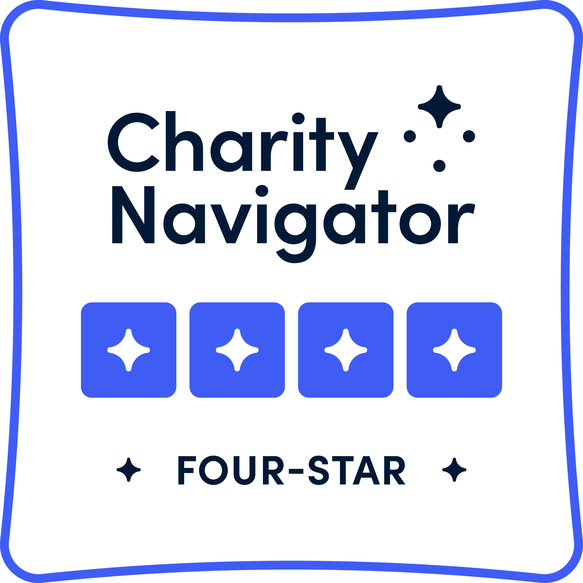 Four Star Rating Badge Full Color