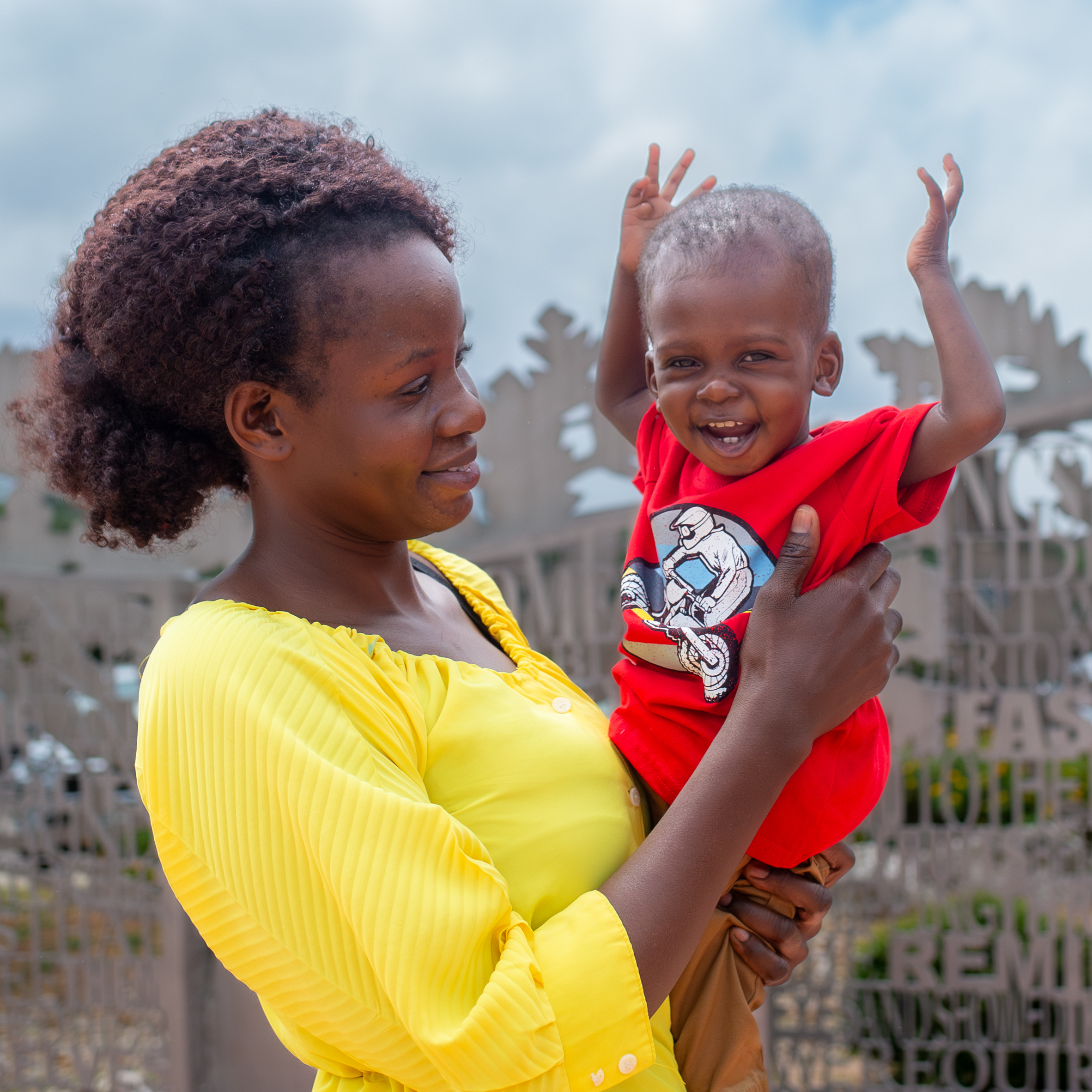 HeartGift patient Henry from Uganda celebrates with mother after life-saving surgery