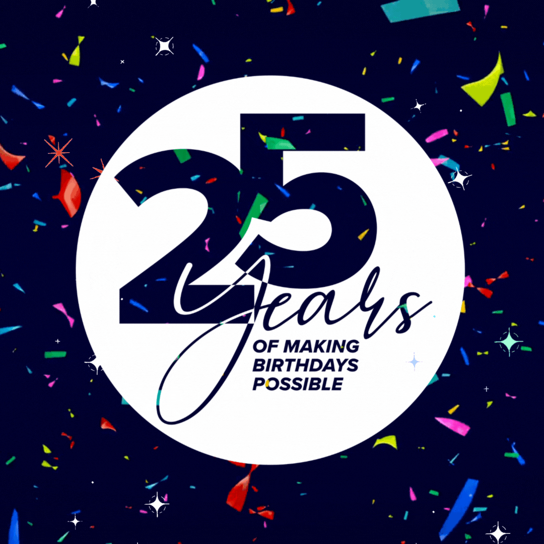 HeartGift celebrates 25 years of making birthdays possible